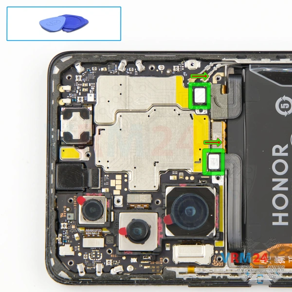 Disconnect the battery connector