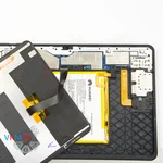 Open the display module