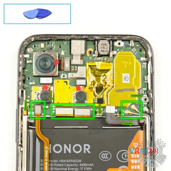 Disconnect the connectors