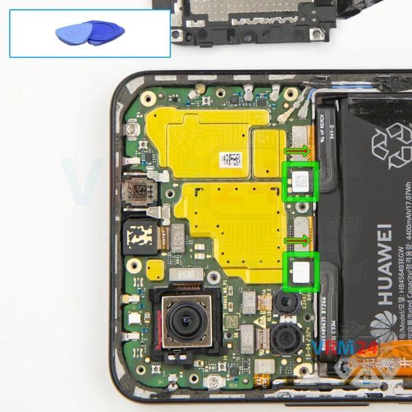 Desligar o conector da bateria