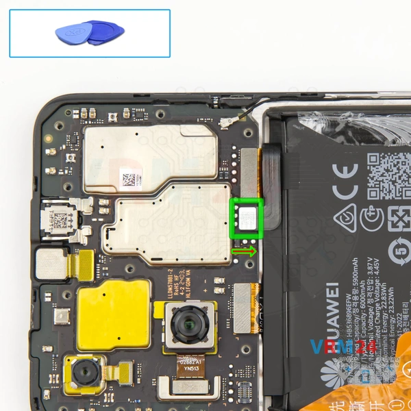Desconecte el conector de la batería