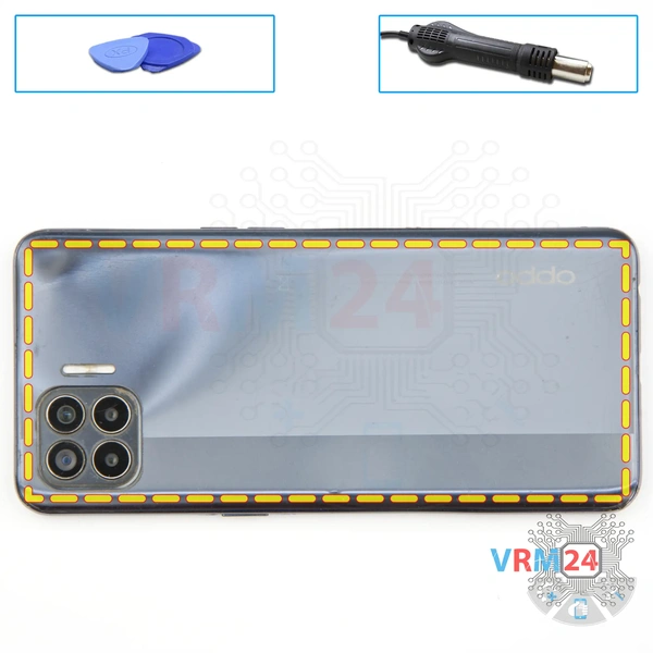 Ouvrez la coque arrière