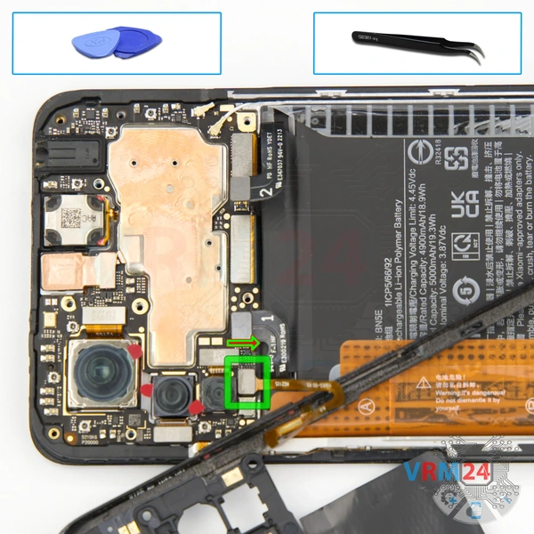 Déconnectez le connecteur