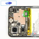 Déconnectez le connecteur de la batterie