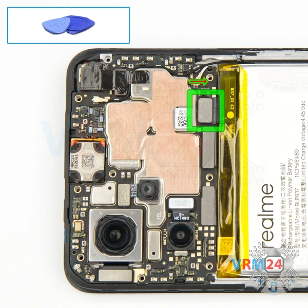 Déconnectez le connecteur de la batterie