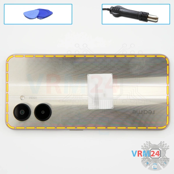 Ouvrez la coque arrière