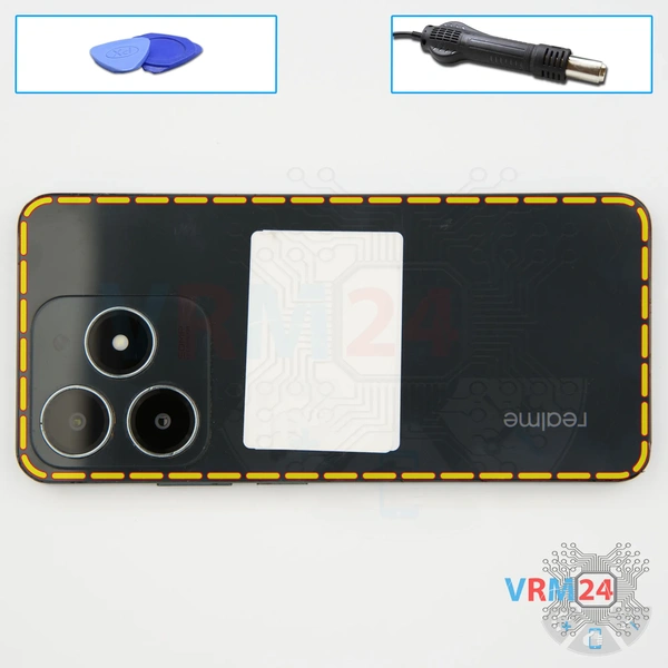 Ouvrez la coque arrière