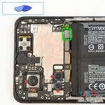Déconnectez le connecteur de la batterie