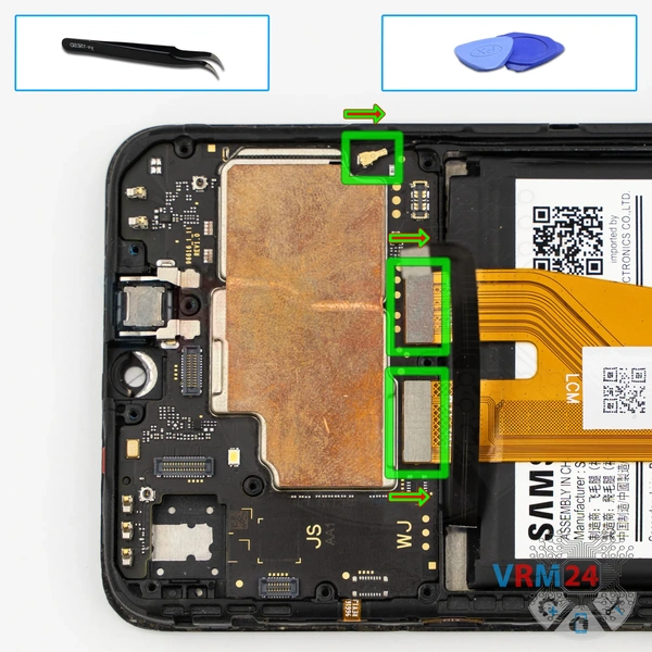 Disconnect the connectors
