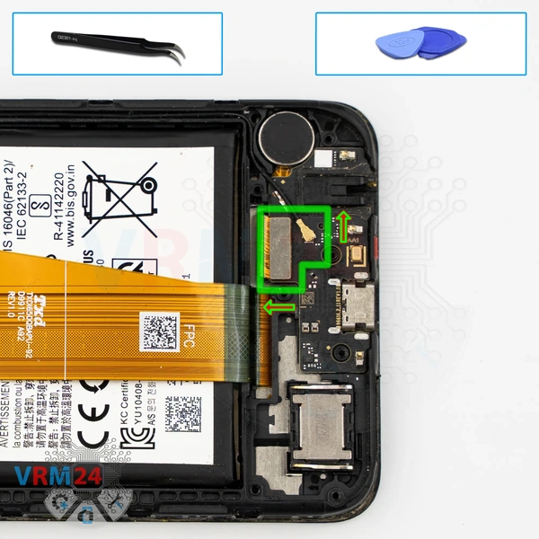 Disconnect the connectors