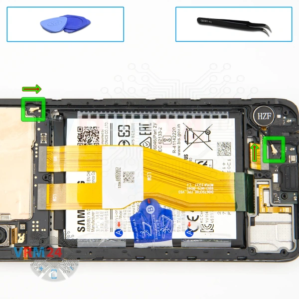 Retirar o cabo coaxial