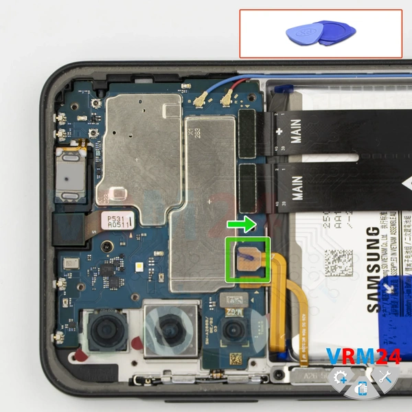 Desligar o conector da bateria