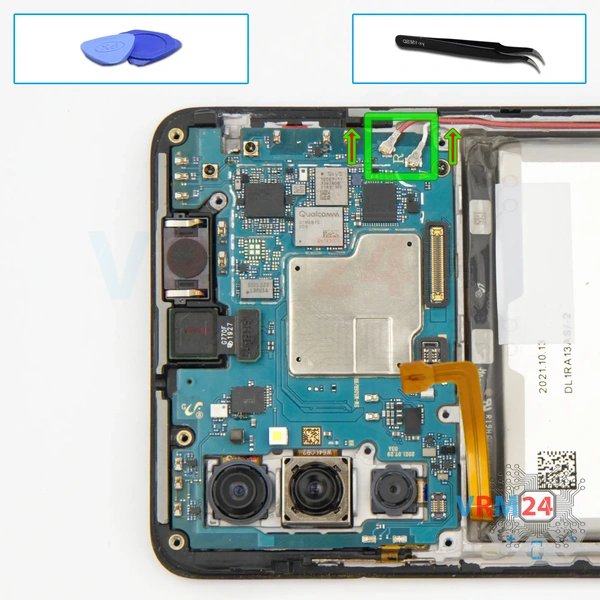 Disconnect the connectors