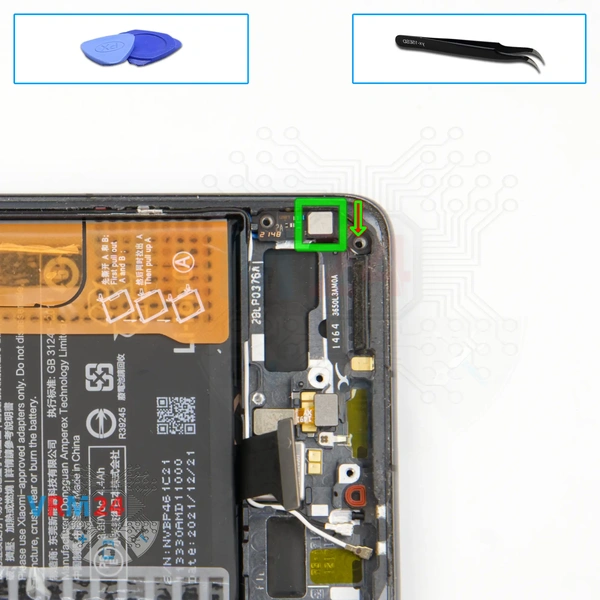 Disconnect the connector
