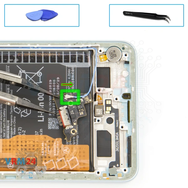 Déconnectez le connecteur