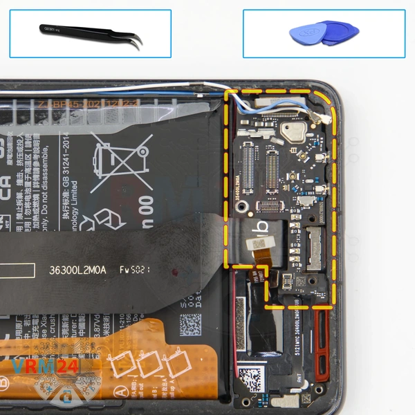 Remove the sub-board