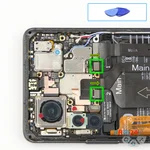 Disconnect the battery connector