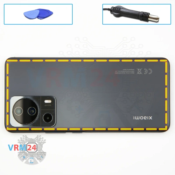 Ouvrez la coque arrière