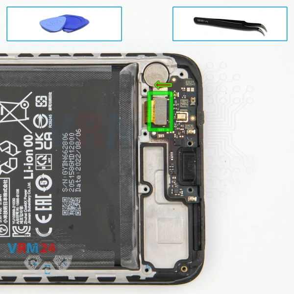 Déconnectez le connecteur
