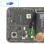 Disconnect the battery connector