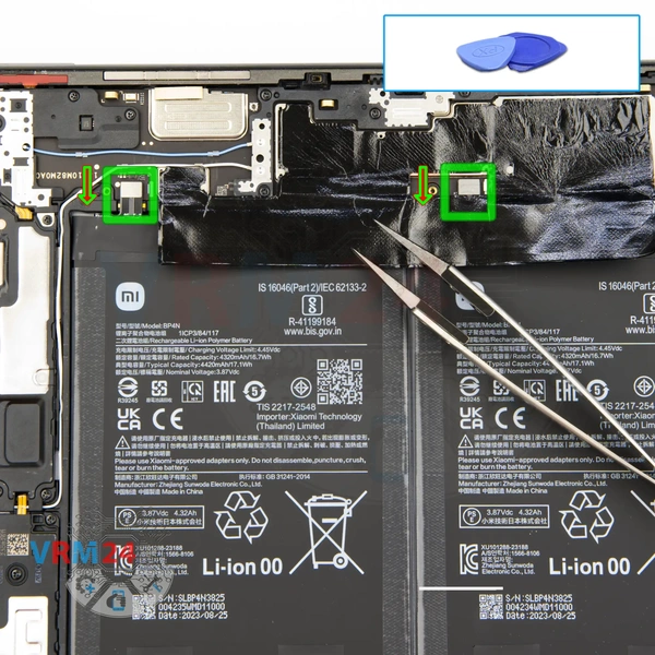 Desligar o conector da bateria