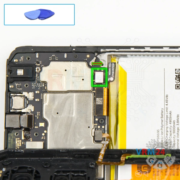 Desconecte el conector de la batería