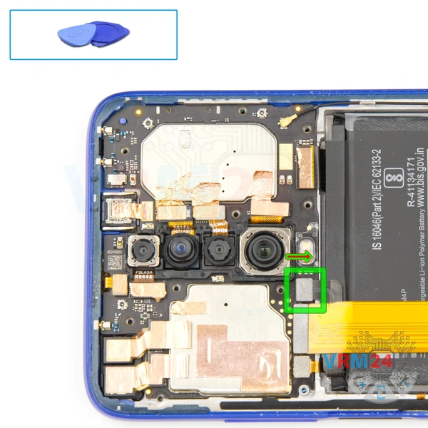 Desligar o conector da bateria