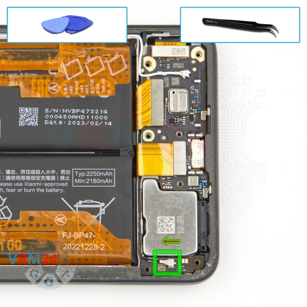 Desconecte el conector