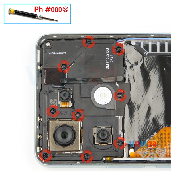 Desaparafusar os parafusos