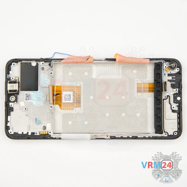 Dans le cadre de l'écran est resté