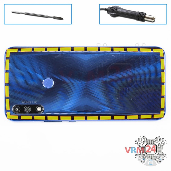 Ouvrez la coque arrière