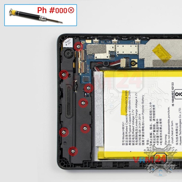 Desaparafusar os parafusos