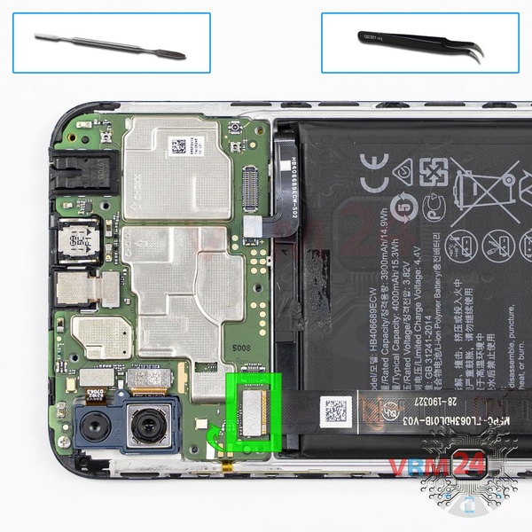 Déconnectez le connecteur