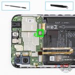 Déconnectez le connecteur de la batterie