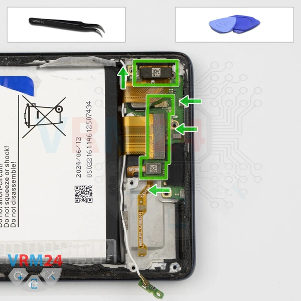 Disconnect the connectors