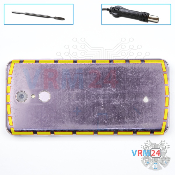Ouvrez la coque arrière