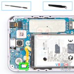 Déconnectez le connecteur de la batterie