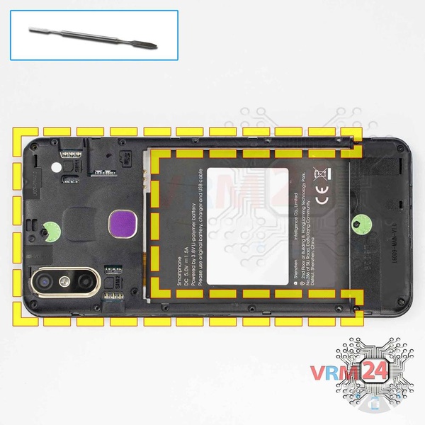 Ouvrez la coque arrière
