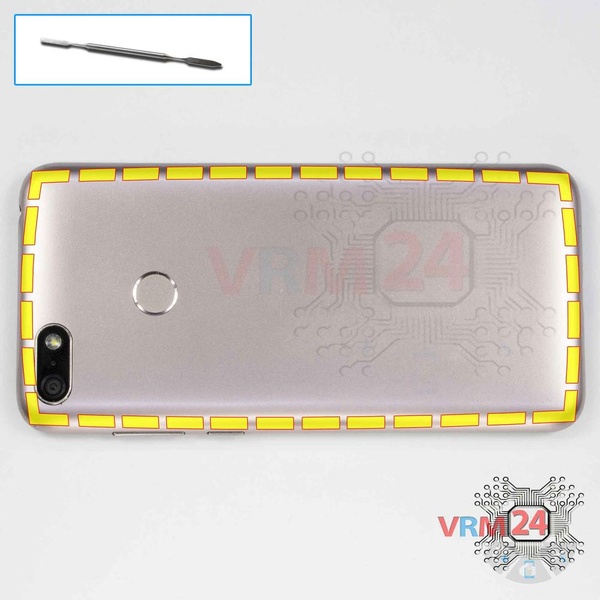 Ouvrez la coque arrière