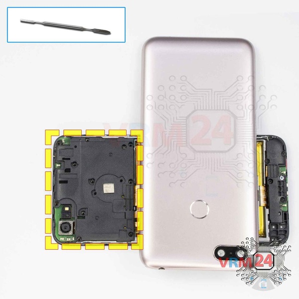 Ouvrez la coque arrière