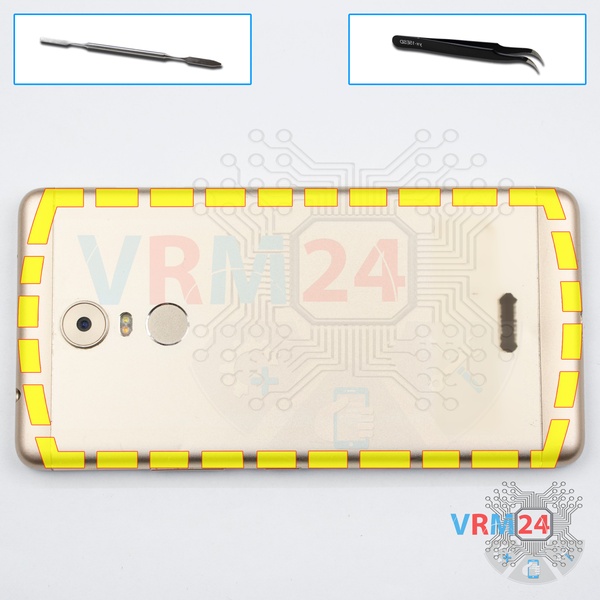 Ouvrez la coque arrière