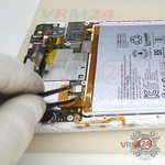 Déconnectez le connecteur de la batterie