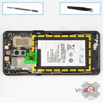 Déconnectez le connecteur de la batterie