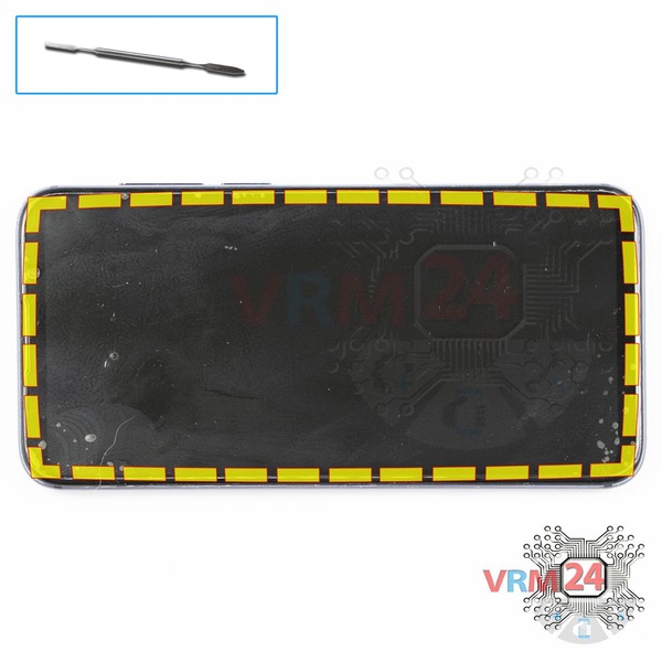 Open the display module