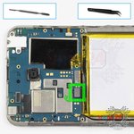 Disconnect the battery connector