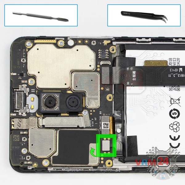 Desligar o conector da bateria