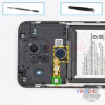 Retirar el sensor de huellas dactilares