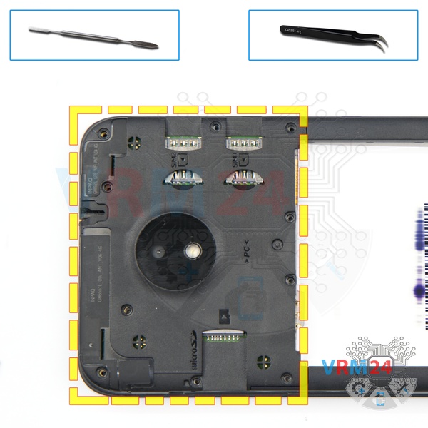 Ouvrez la coque arrière