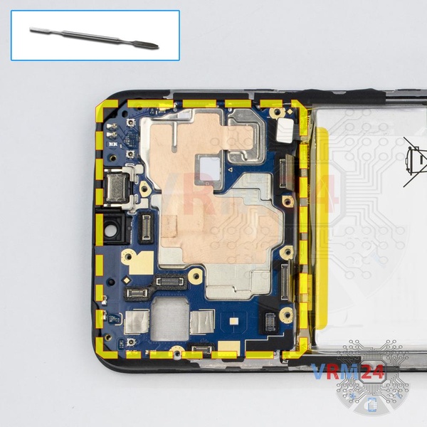 Remove the motherboard