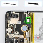 Disconnect the battery connector